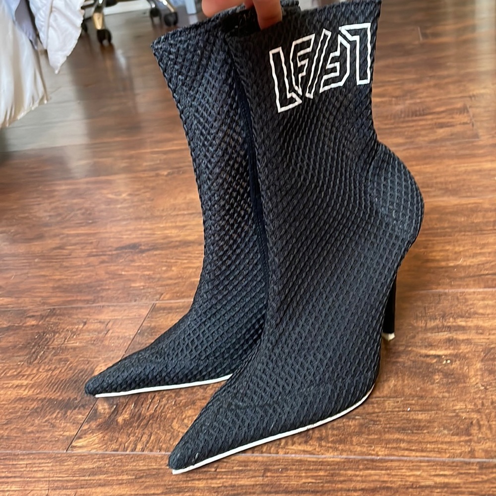 LF Vedette Mesh Ankle Booties by Jeffery Campbell